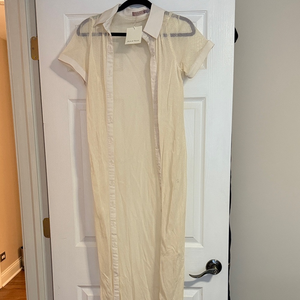 Chic Cream Midi Dress